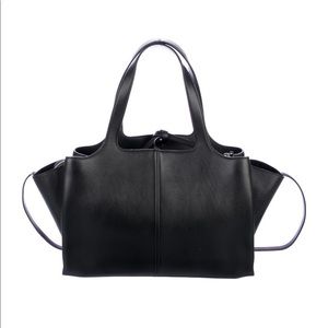 Celine medium trifold bag (black)